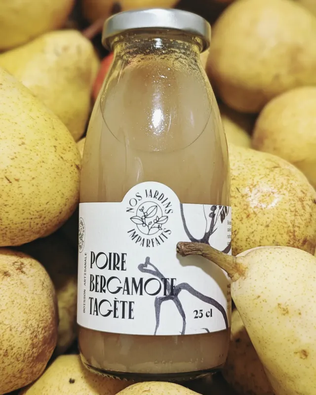 Poire bergamote et tagète, bouteille 25 cl - FRANCE