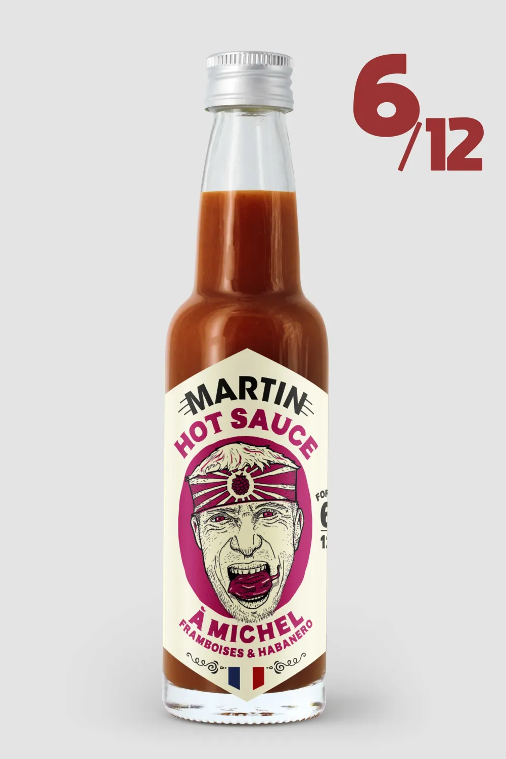 Sauce Framboise 6/12, 100 ml - FRANCE