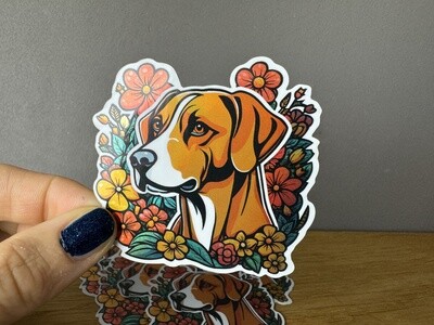 Doglove Hund - Holografischer Sticker