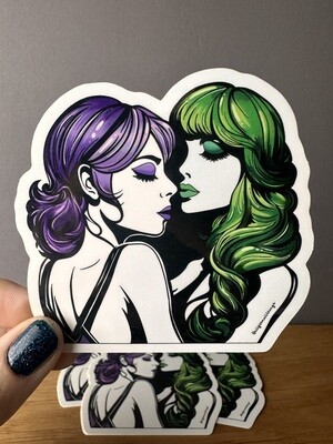 Girls love girls - Queer Pride Sticker