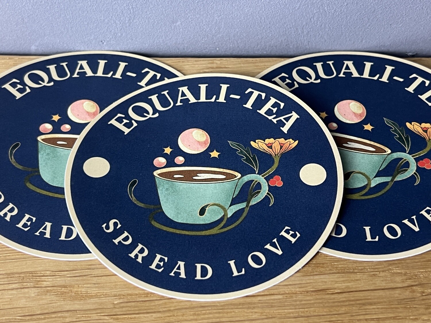Equality Tea! Großer Sticker