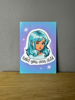 Protect your inner child - Postkarte