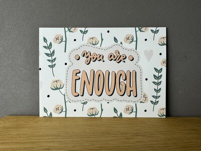 You are enough - Postkarte
