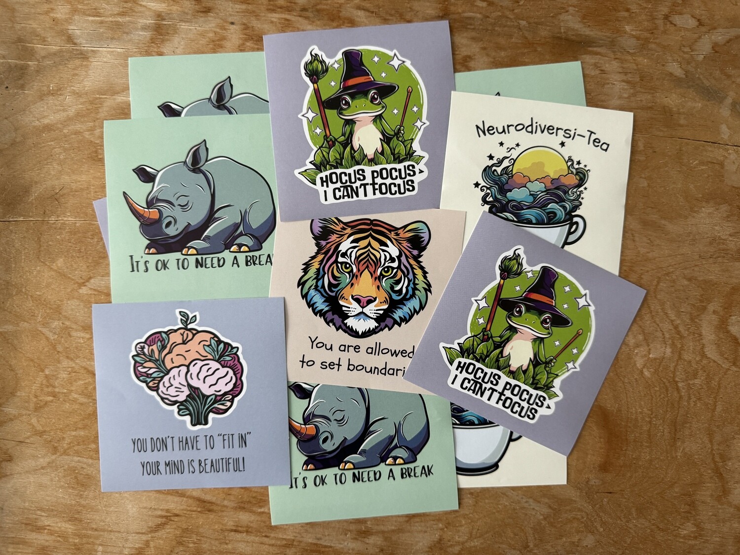 Mental Health &amp; Neurodivergent Paper Sticker