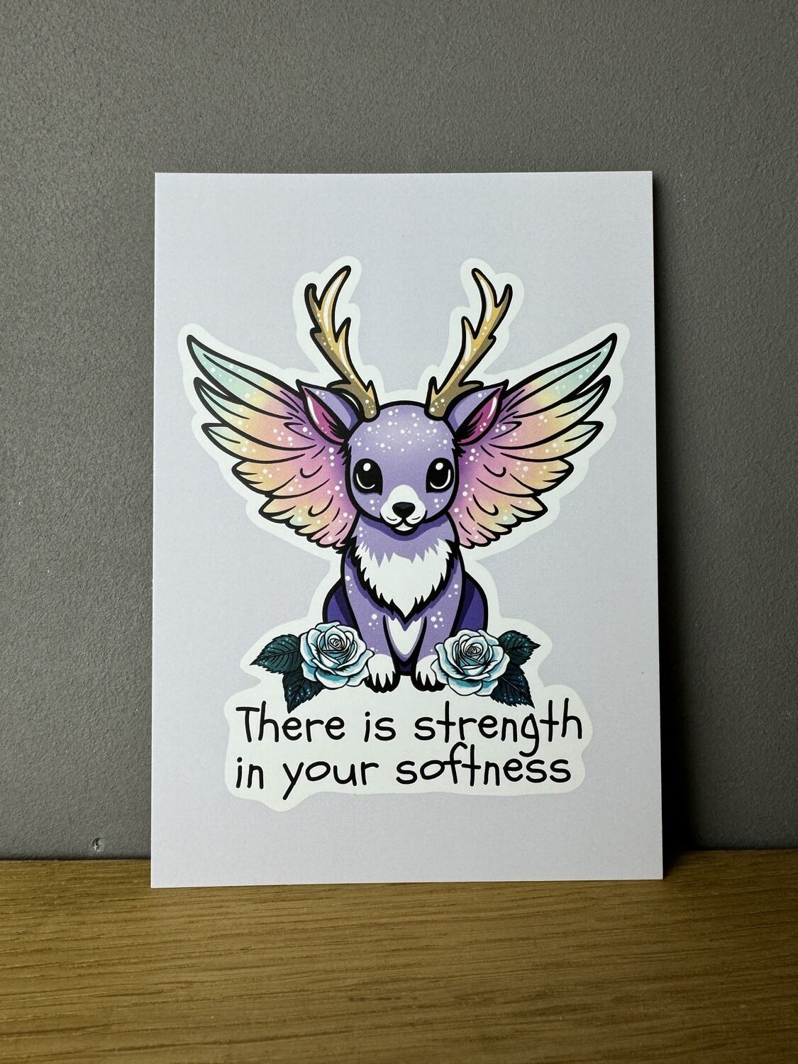 Strength in your softness - Postkarte