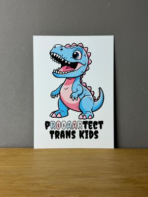 Protect Trans Kids - Postkarte 🏳️‍⚧️