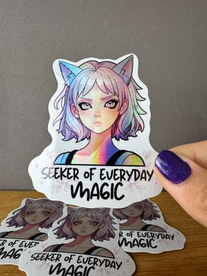 Magic Seeker - Holografischer Sticker