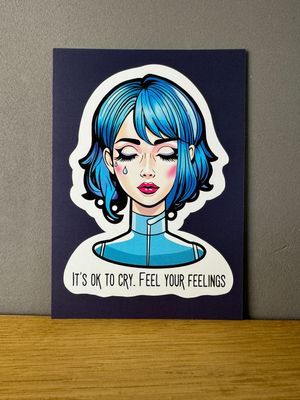 Feel your feelings - Postkarte