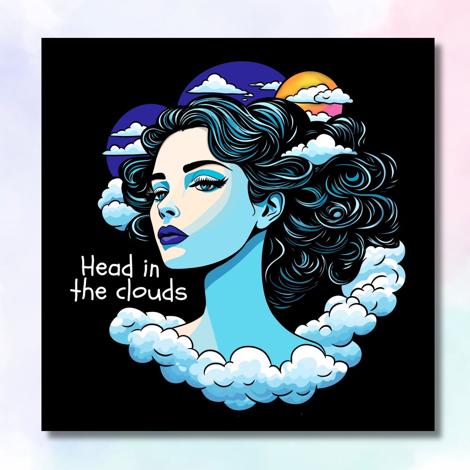 Head in the clouds ☁️ Print groß