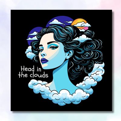 Head in the clouds ☁️ Print groß