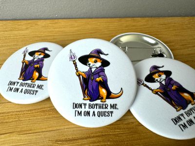 I‘m on a quest Magic Weasel - 37 mm Button