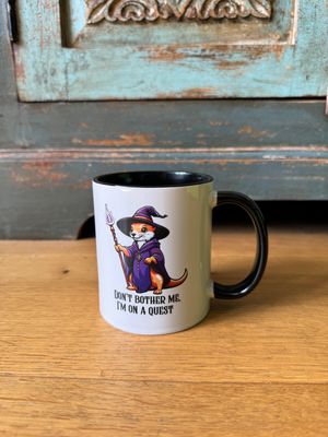 Don‘t bother me I’m on a quest - Wiesel Wizard - Tasse