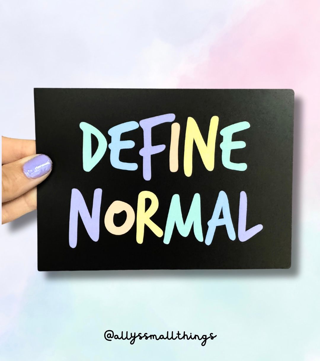 Define Normal Regenbogen - Postkarte 🌈