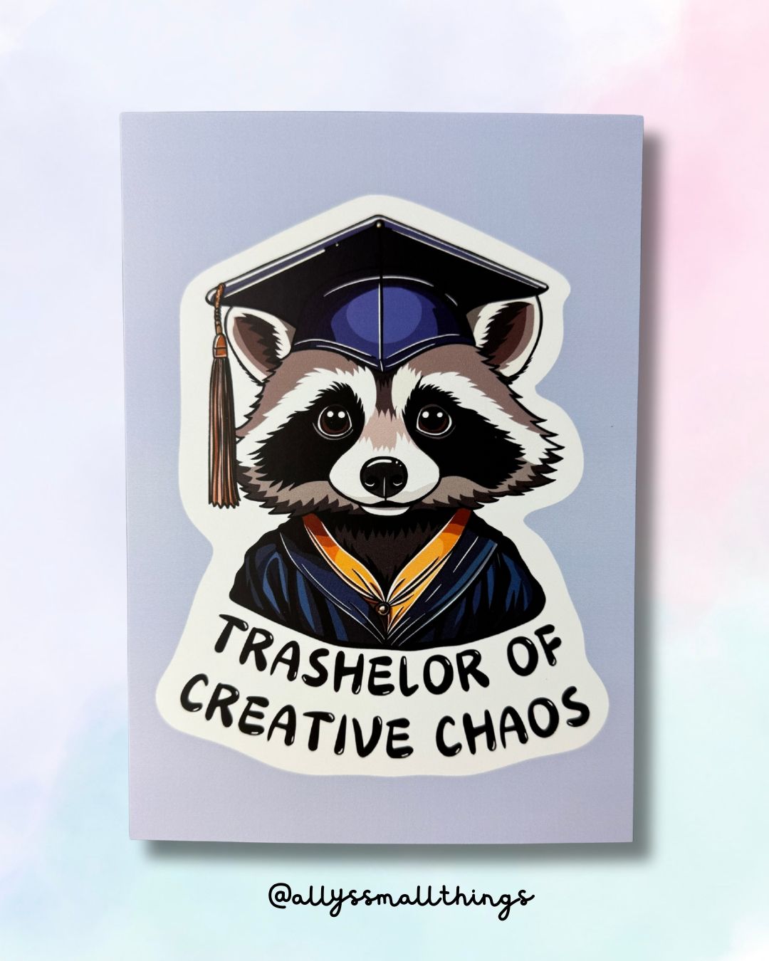 Chaos Waschbär 🦝 Print Raccoon Premiumkarton