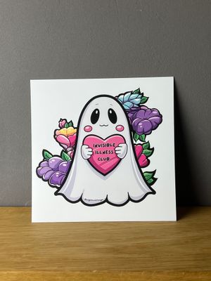 Invisible Illness Club Gespenst - Geist Print auf Premiumkarton Invisible Illness Club Gespenst - Geist Print auf Premiumkarton