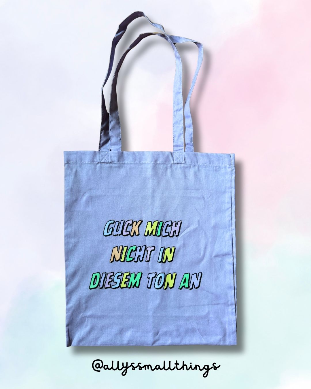 Nicht in diesem Ton - Beutel, Tasche Fairtrade, neurodivergent