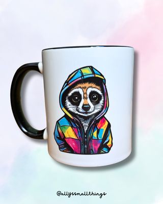 Rainbow Hoodie Erdmännchen - Tasse Regenbogen Rainbow Hoodie Erdmännchen - Tasse Regenbogen