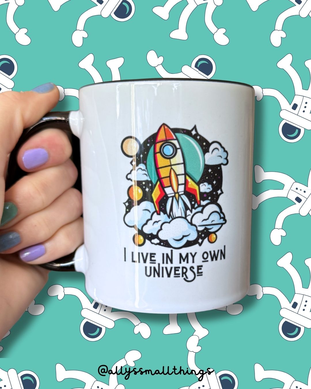 My own universe Rakete 🚀 Tasse Weltall Neurodivergent