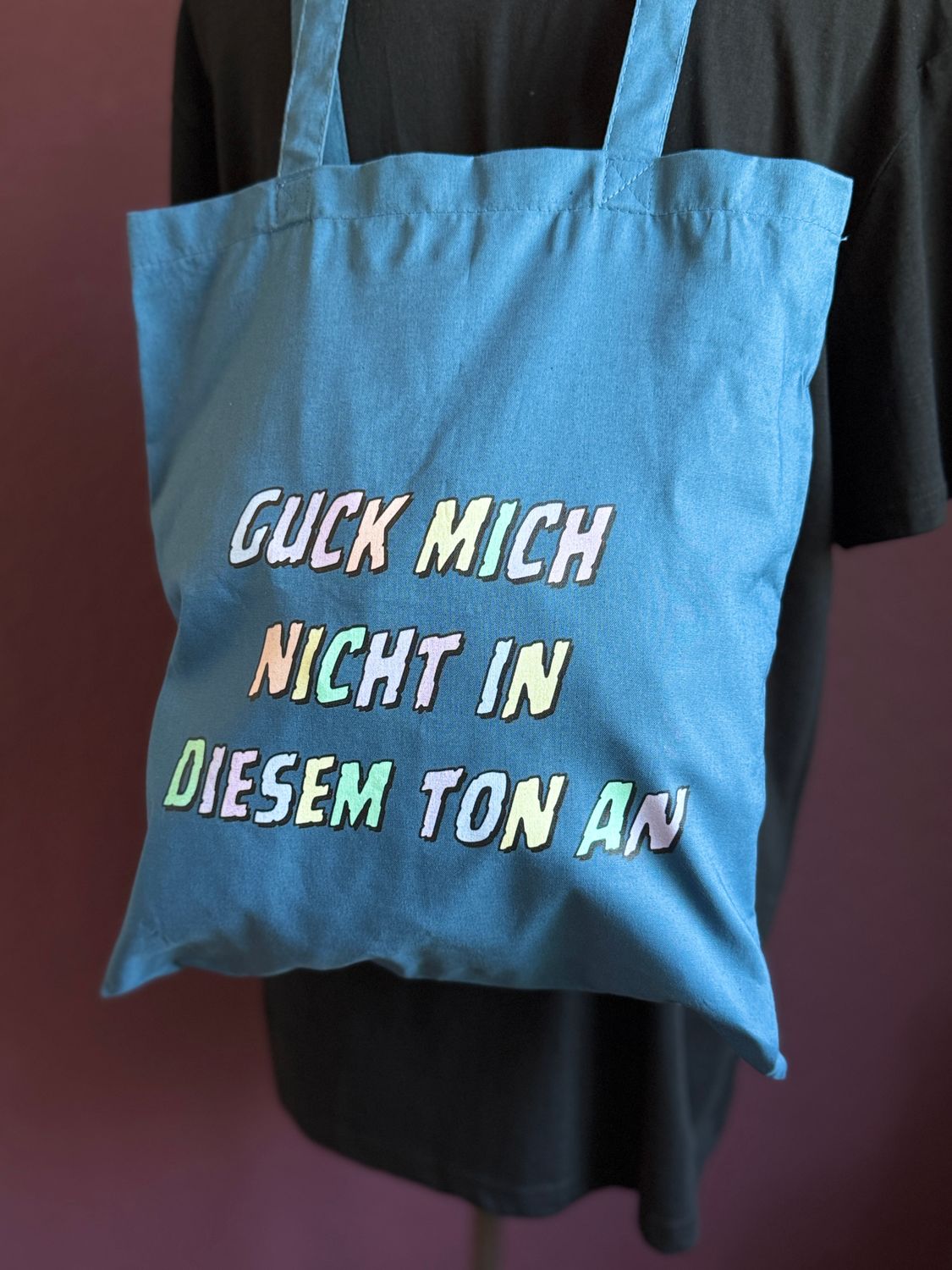 Nicht in diesem Ton - Beutel, Tasche Fairtrade, neurodivergent