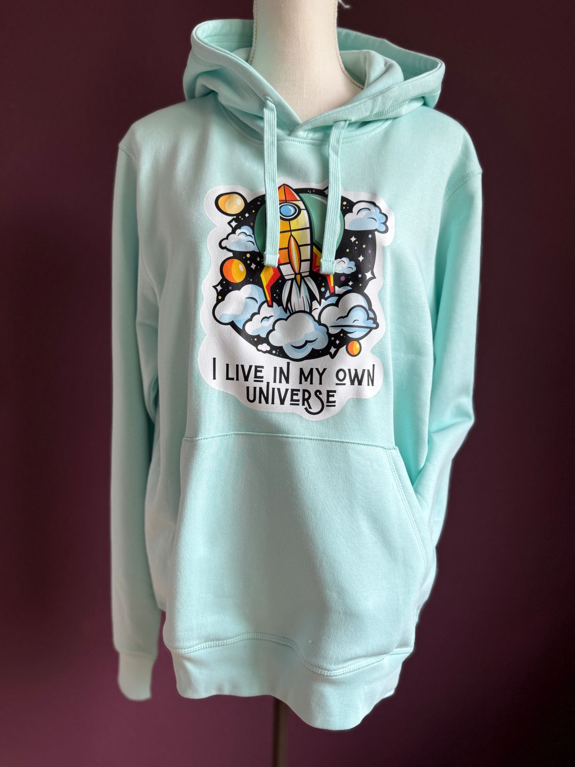 My own universe Rakete 🚀 Hoodie, Bio, Fairtrade, Pulli, Kapuzenpulli
