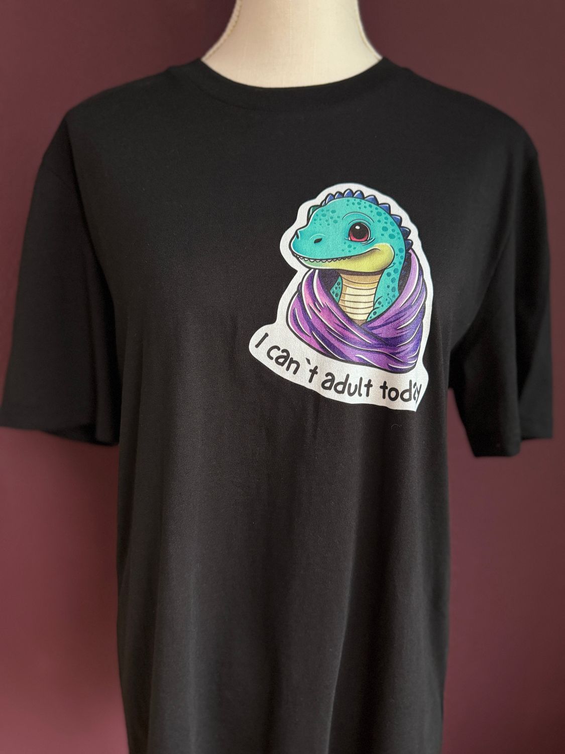 Can’t adult Dino 🦕 T-Shirt, Shirt Bio, Fairtrade, Dinosaurier, Neurodivergent