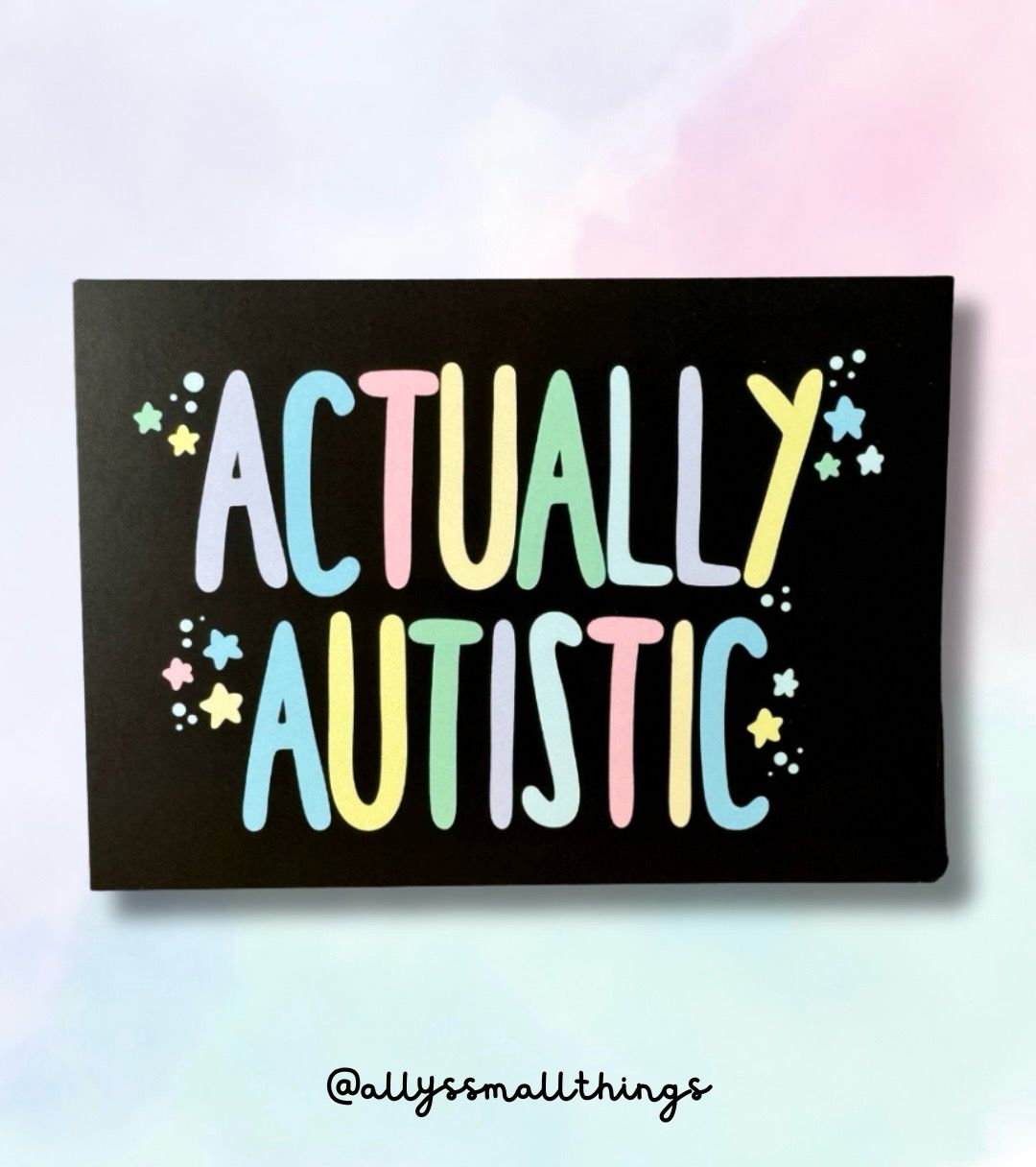 Actually Autistic Rainbow - Postkarte