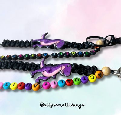 Actually Autistic Dino - Anhänger Schlüsselanhänger Neurodivergent