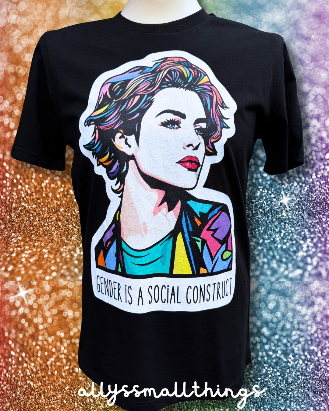 Gender is a social construct - T-Shirt, Shirt Bio, Fairtrade, Pride, Rainbow, Queer