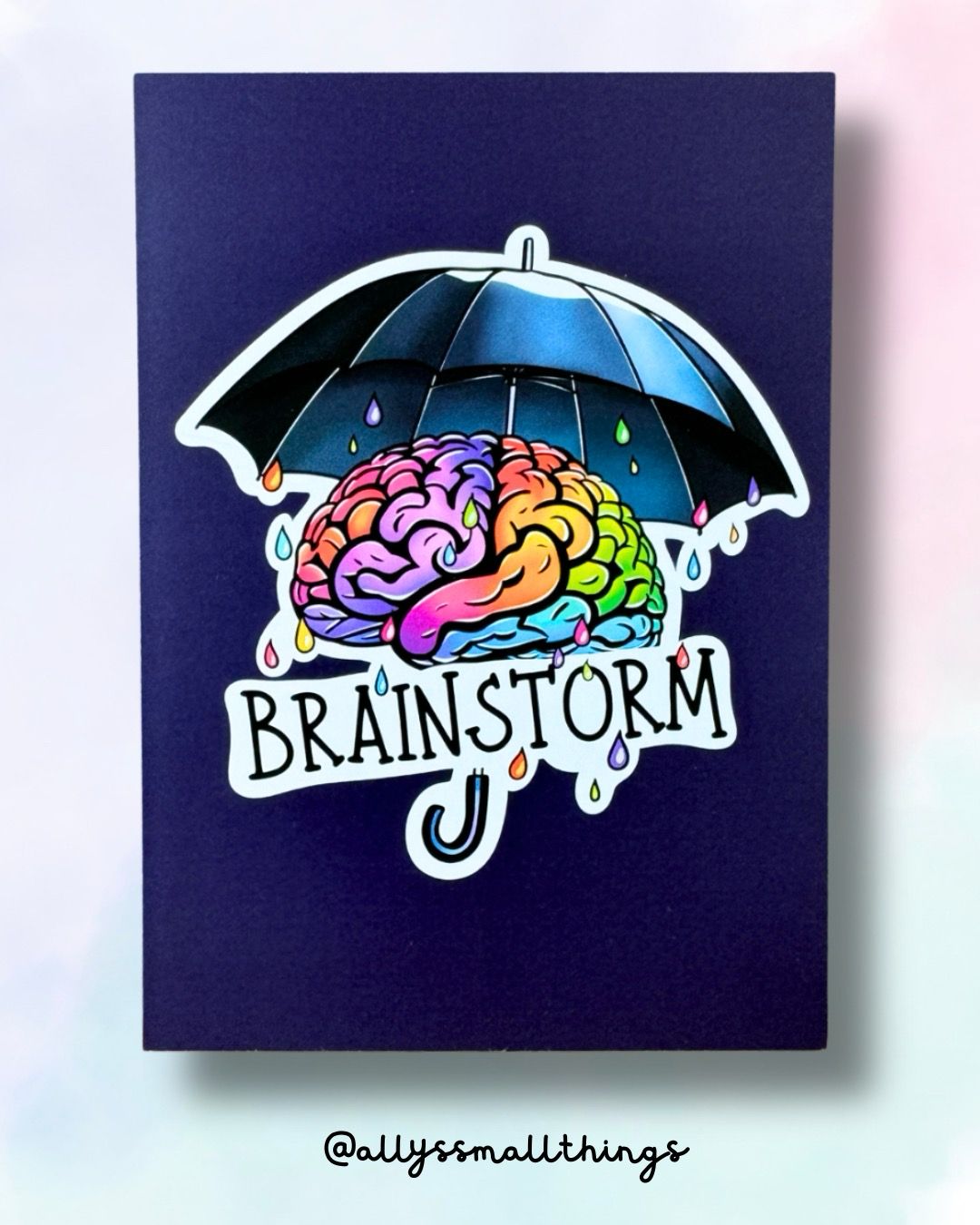 Brainstorm - Postkarte 🧠☔️