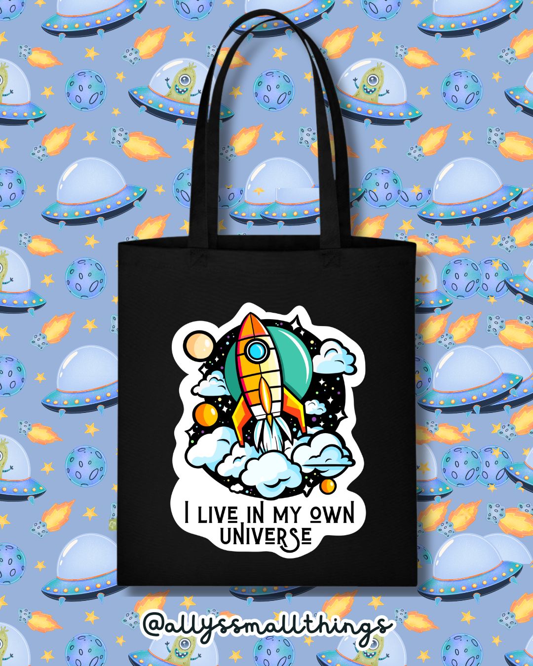 My own universe Rakete 🚀  Beutel, Tasche, Neurodivergent, ADHS, Autismus