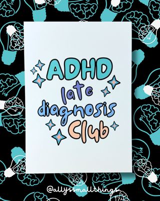 ADHD Late diagnosis club - Karte ADHD Late diagnosis club - Karte
