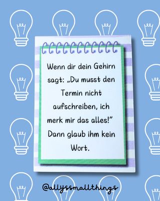 Termine Block 🧠 Sticker, Aufkleber, Neurodivergent, ADHS, Lustig