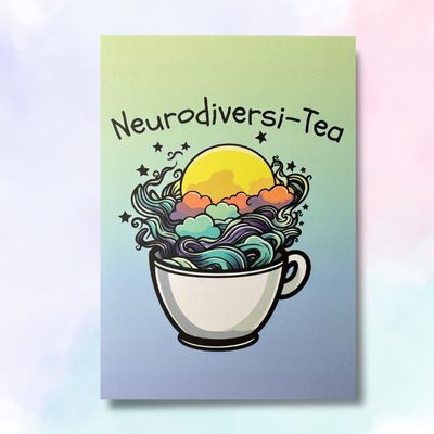 Neurodiversi-Tea - Postkarte Neurodivergent