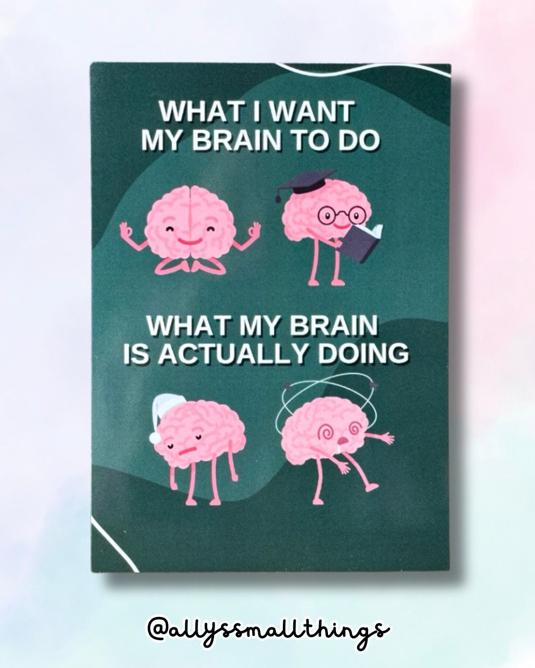 Me and my brain - Postkarte