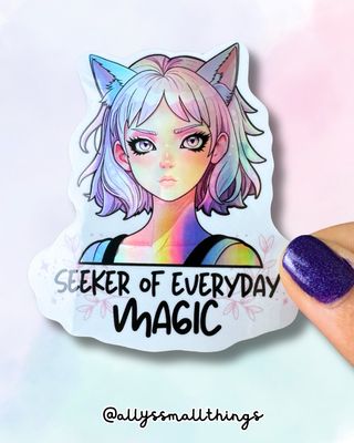 Magic Seeker - Holografischer Sticker Magic Seeker - Holografischer Sticker