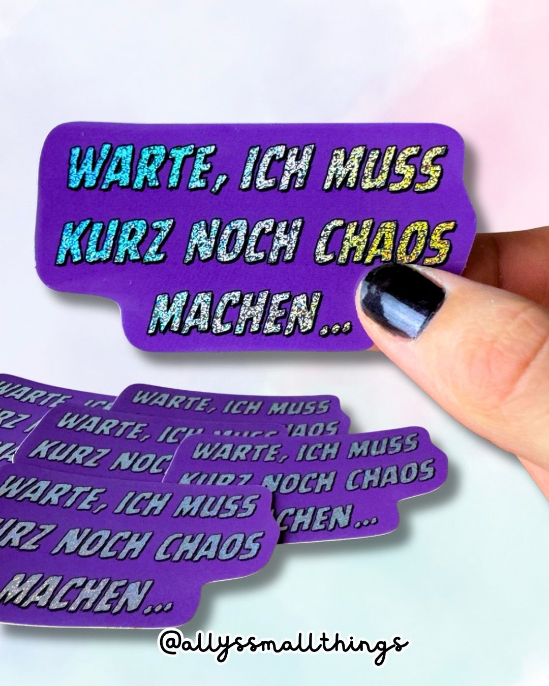 Kurz noch Chaos machen -  Sticker