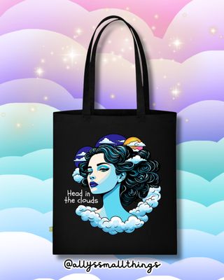 Head in the Clouds ☁️ Beutel, Tasche, ADHS, Overthinker