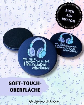 Noise / World Cancelling Kopfhörer 🎧 Magnet, Soft Touch, ADHS, Autismus, Neurodivergent