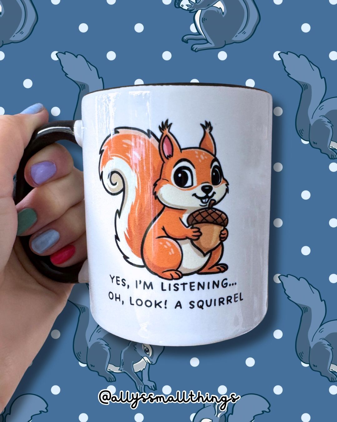 Look, a squirrel Tasse Eichhörnchen 🐿️ ADHS, Neurodivergent, AuDHS