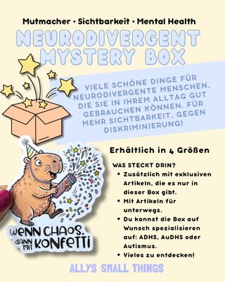 Neurodiversity Survival Box 💫 Mystery Box für neurodivergente Menschen ☑️ Personalisierbar! ADHS, AuDHS, Autismus