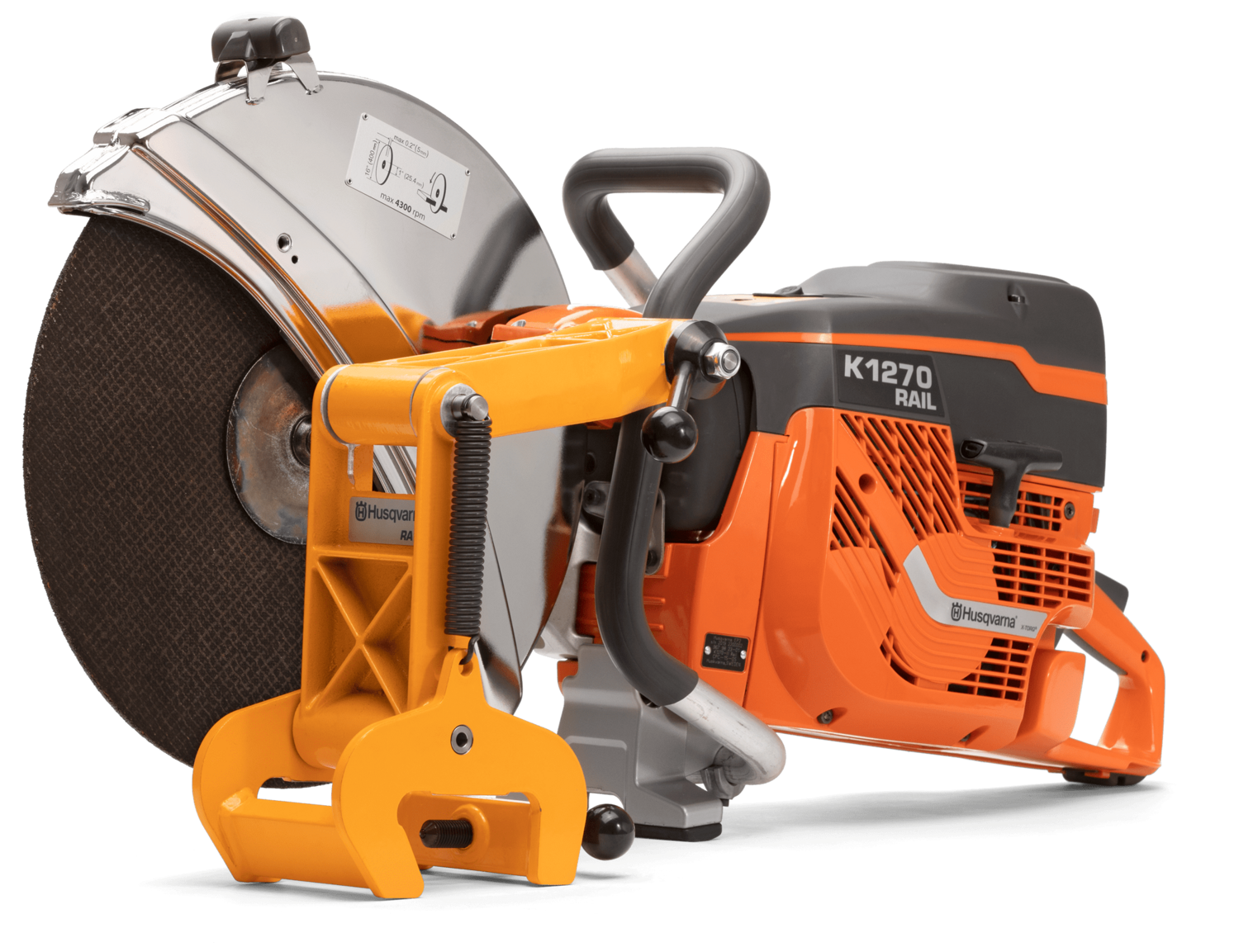 Husqvarna K 1270 16" Rail Track Power Cutter