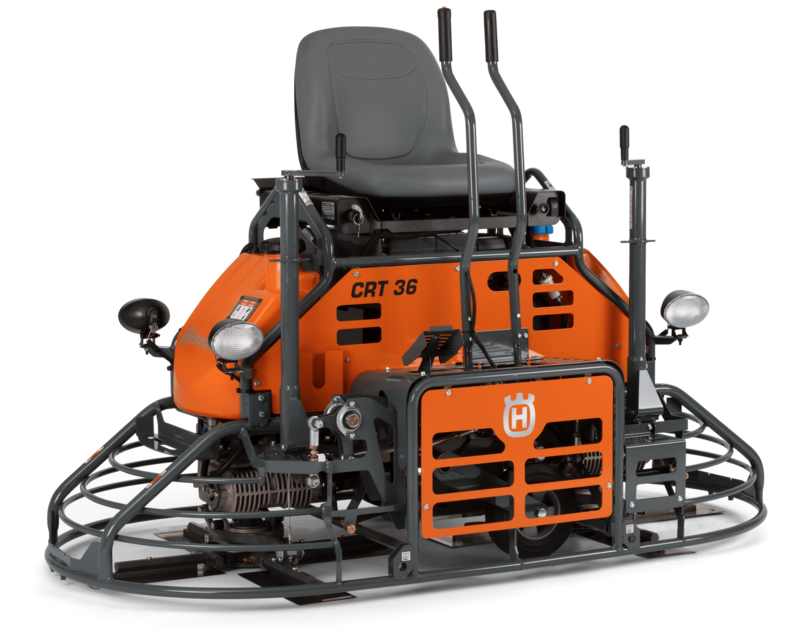 Husqvarna CRT 36" 26A Ride-On Power Trowel with Wheel Kit