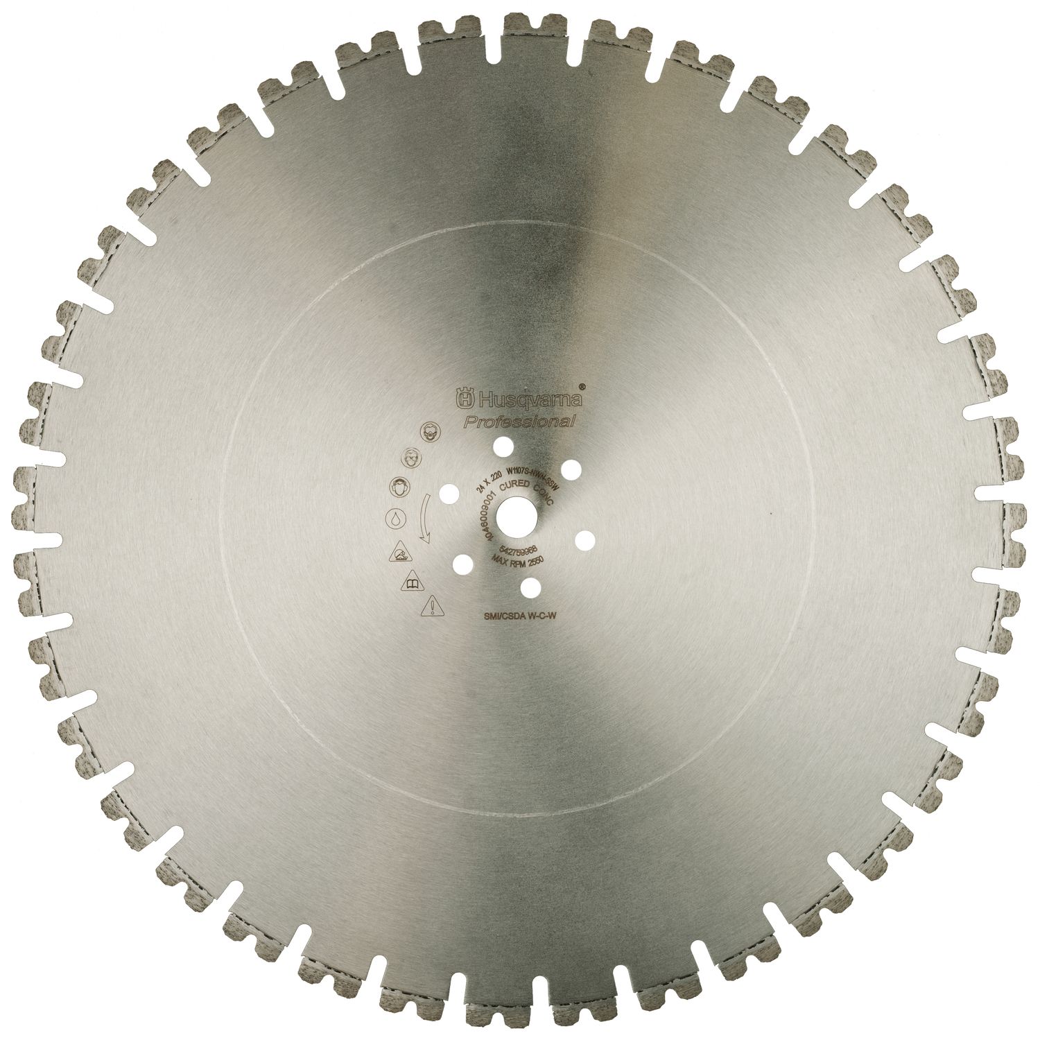 Husqvarna W1107 Wide Notch Wall Saw Diamond Blade