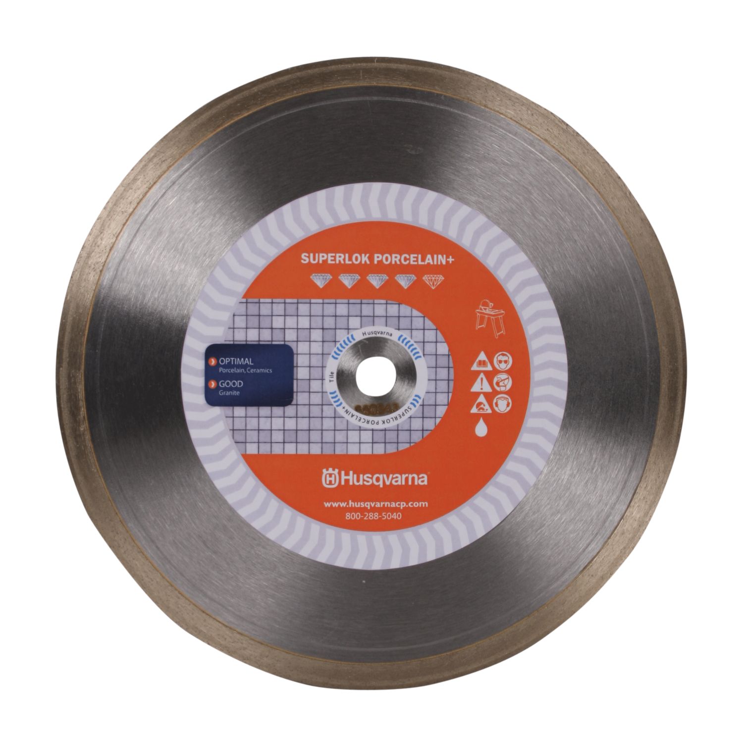 Husqvarna Superlok® Porcelain + Diamond Blade