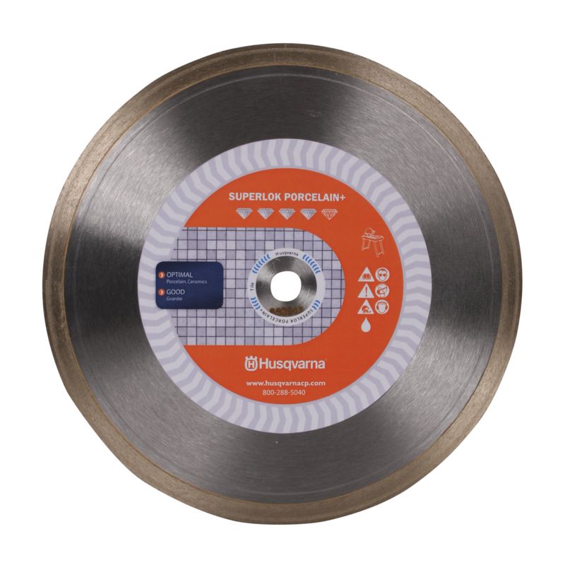 Husqvarna Superlok® Porcelain + Diamond Blade