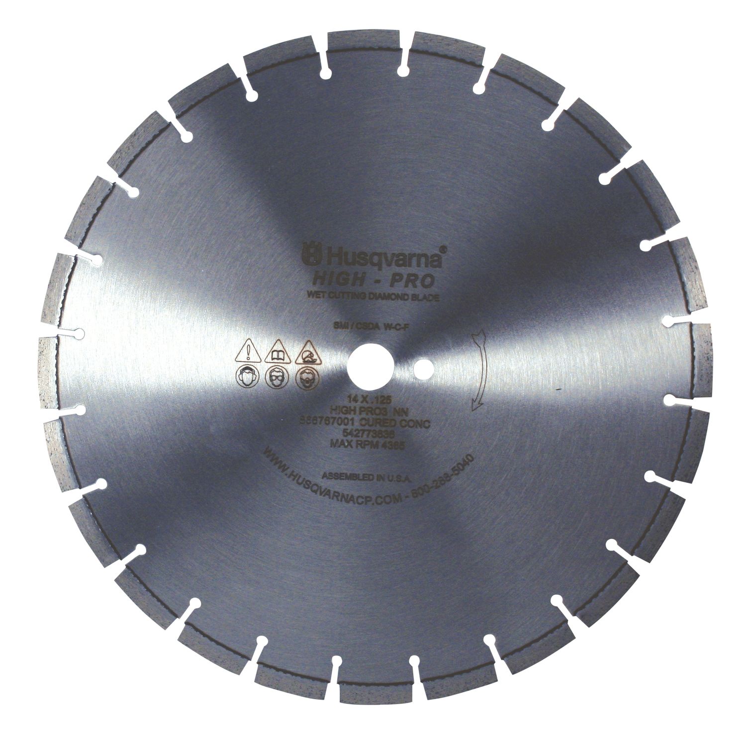 Husqvarna High Pro Cured Diamond Blade