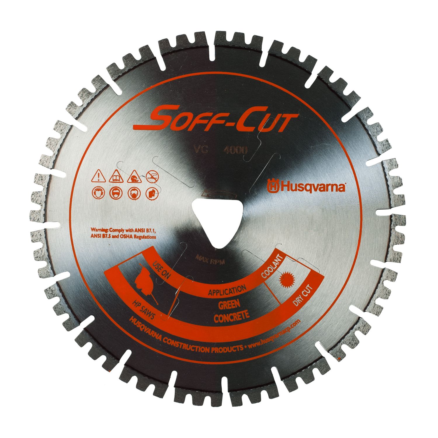 Husqvarna VARI-CUT 4000 Orange Aggregate Diamond Blade