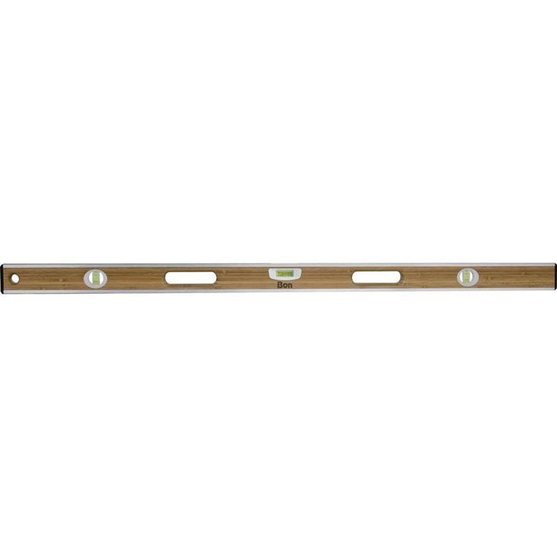 Bon Tool Aluminum Bound Bamboo Wood Level