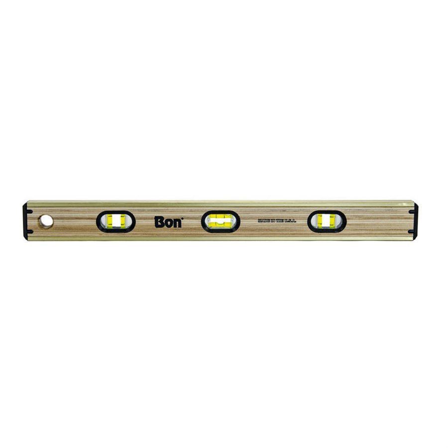 Bon Tool Laminated Brass Bound Level