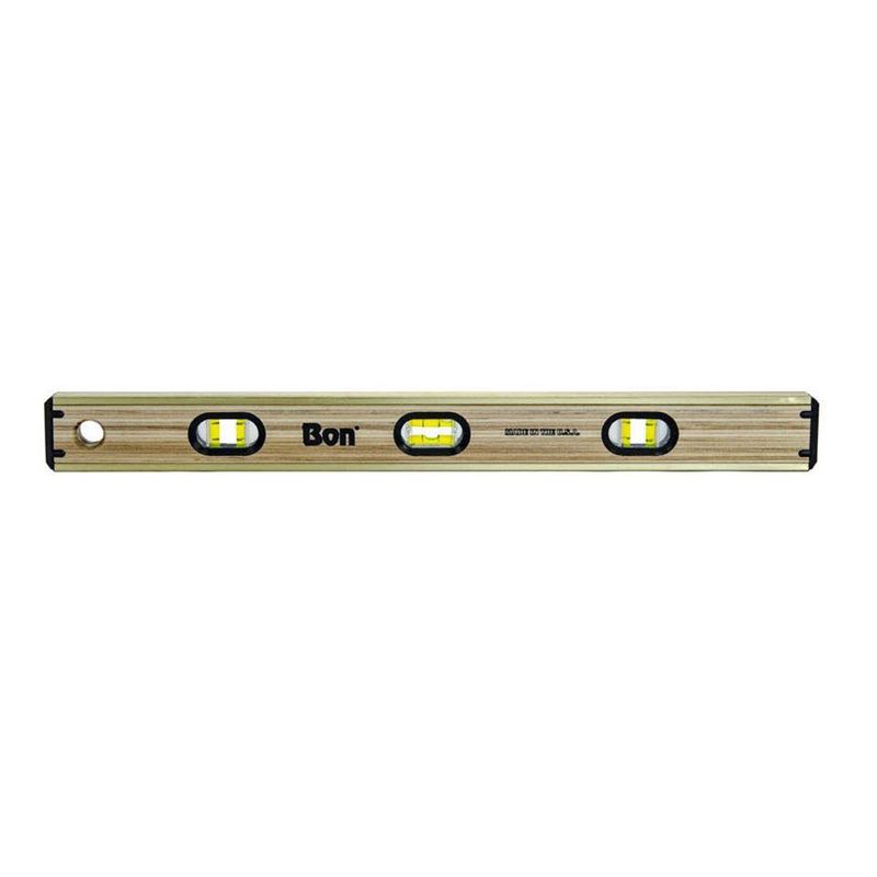 Bon Tool Laminated Brass Bound Level